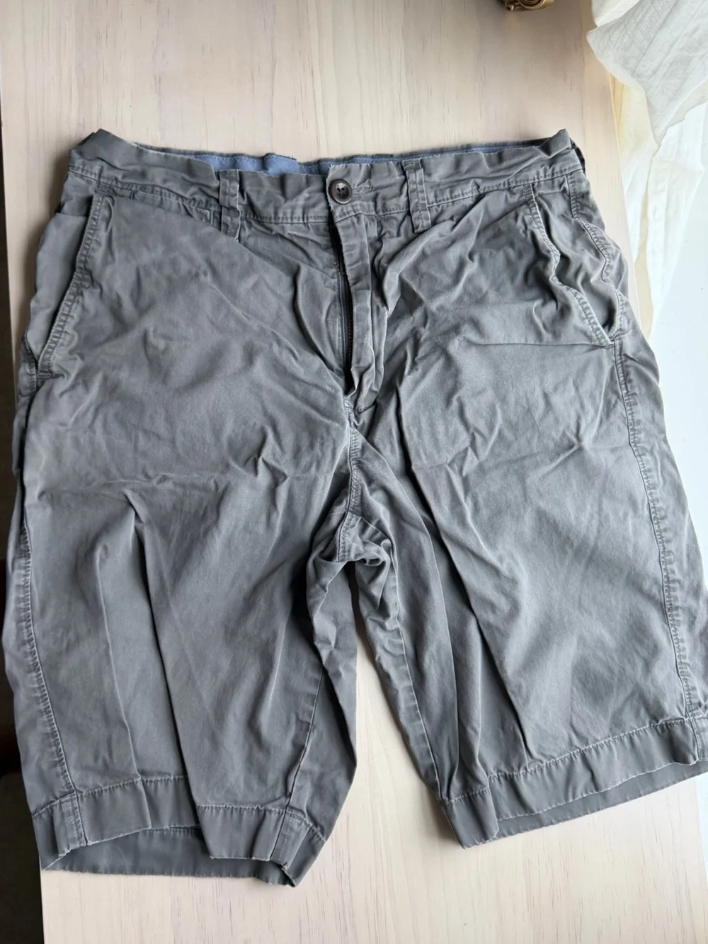 J Crew Men's Club Short Gray Cotton Shorts